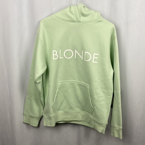 BRUNETTE The Label BLONDE Core Mint Gelato White Hoodie - Size XS/S - Picture 2 of 11